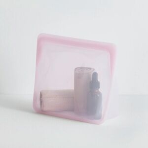 Stand up mid Stasher bag - Aqua